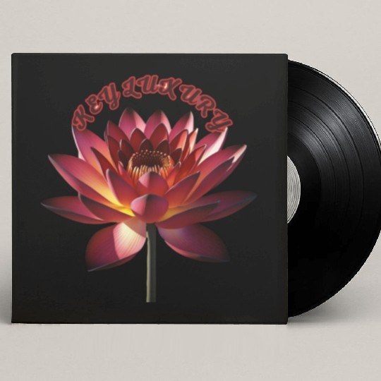 Ketel Luxury Lotus Floral Design Custom Vinyl Record Sleeves