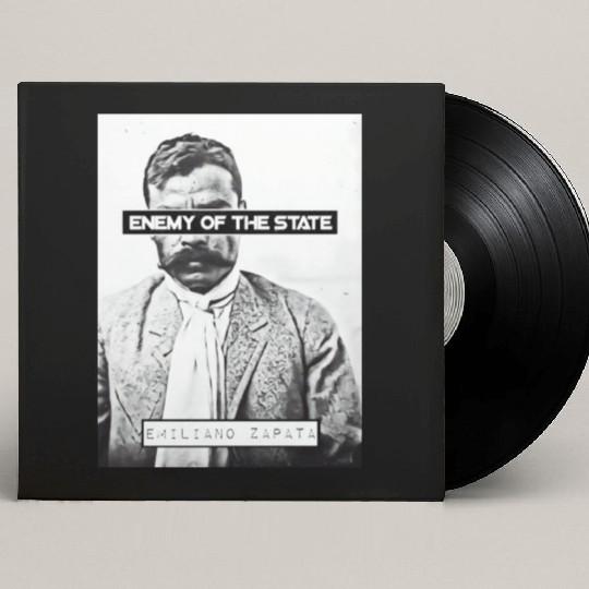 Emiliano Zapata (EOTS) (B&W) Custom Vinyl Record Sleeves