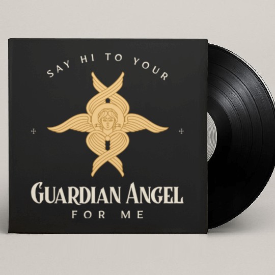 Guardian Angel Emblem Custom Vinyl Record Sleeves Design