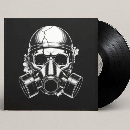 Toxic Skull – Apocalypse Style Custom Vinyl Record Sleeves