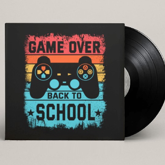 Game Over Back to School Custom Vinyl Record Sleeves – Retro Gamer