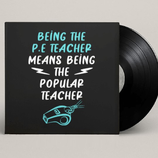 Physical Education P.E Teacher Coach Custom Vinyl Record Sleeves