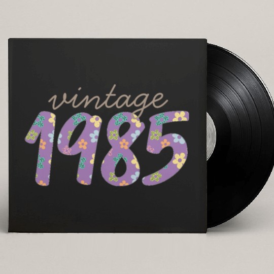 40th Birthday Custom Vinyl Record Sleeves