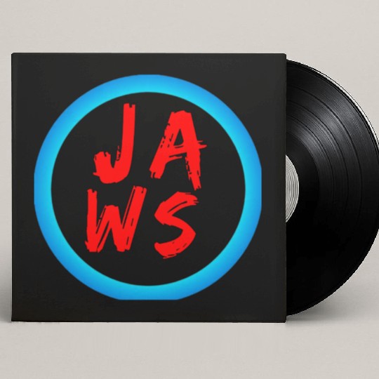 Vibrant Graffiti Style JAWS Logo Custom Vinyl Record Sleeves