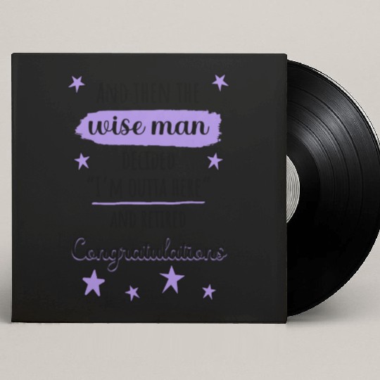 I'm Outta Here" Funny Retirement Custom Vinyl Record Sleeves