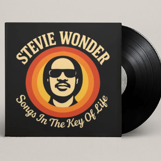 Stevie Wonder Custom Vinyl Record Sleeves rtro vintage Songs in the