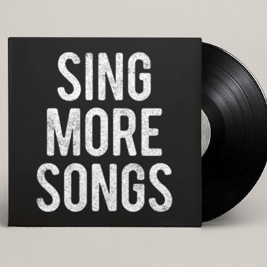 Sing More Songs by #folktherobots Custom Vinyl Record Sleeves
