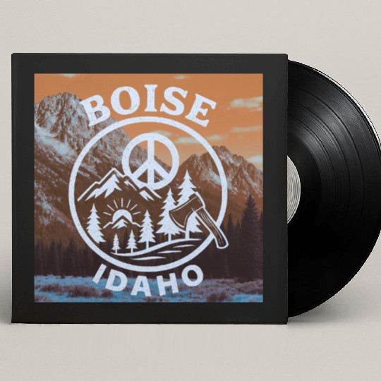 Boise, Idaho (O) Custom Vinyl Record Sleeves