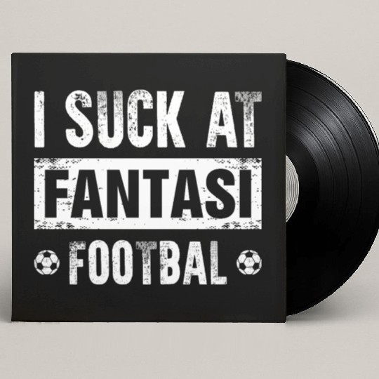 I Suck At Fantasy Football Custom Vinyl Record Sleeves