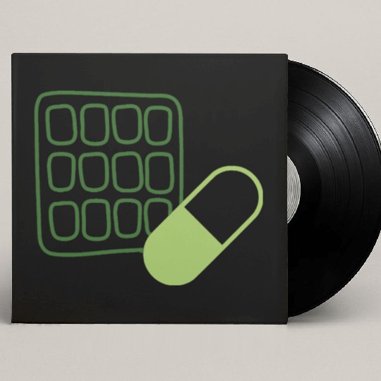 Waffle Pill Logo GnG Custom Vinyl Record Sleeves