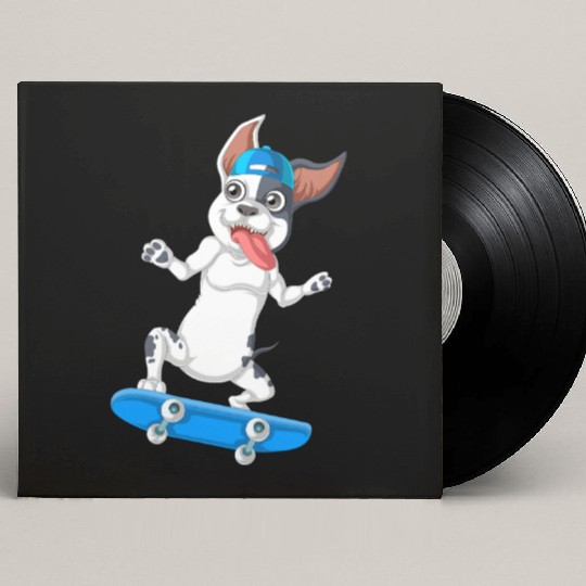 French Bulldog Custom Vinyl Record Sleeves
