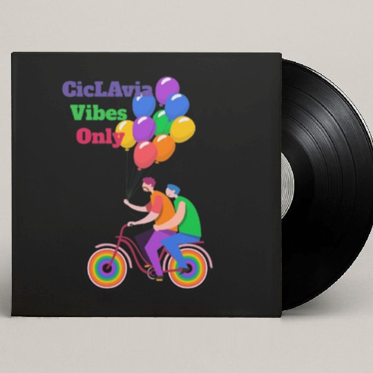 Los Angeles Open Streets Cycling Custom Vinyl Record Sleeves
