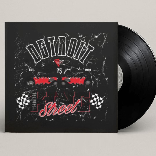 Retro Octobite Hot Rod Detroit Garage Custom Vinyl Record Sleeves