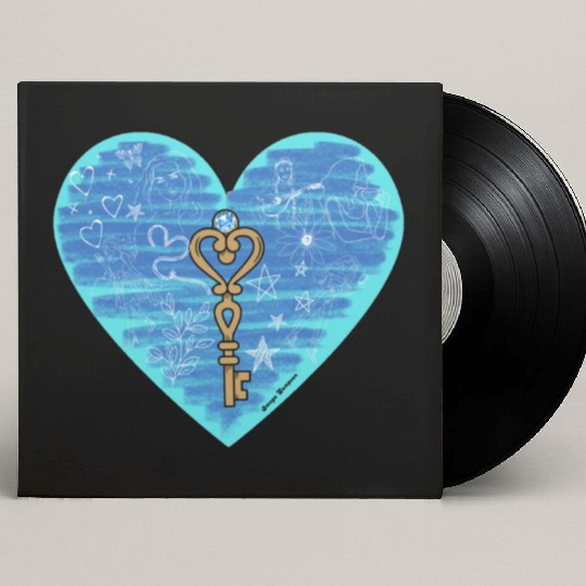 Girlhood in light blue Custom Vinyl Record Sleeves