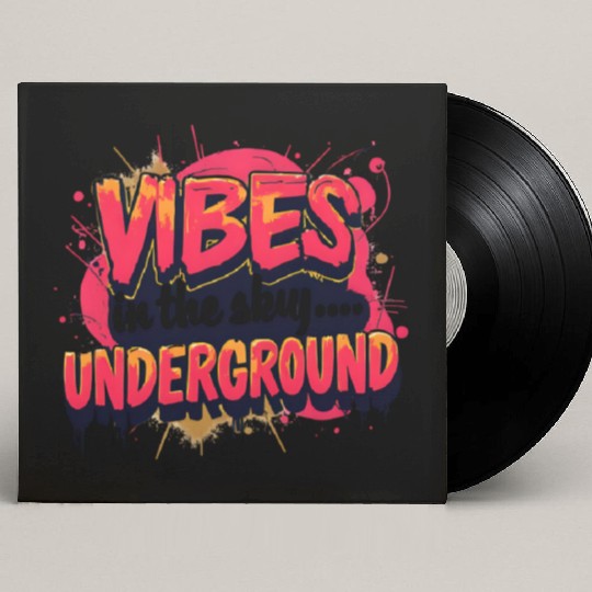 Vivid Underground Vibe Custom Vinyl Record Sleeves