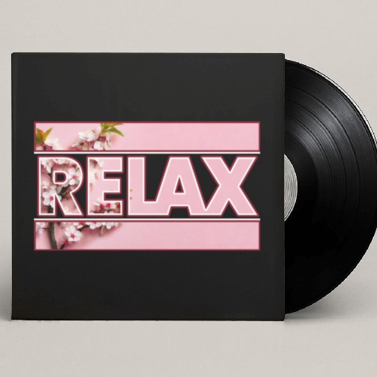 Cherry Blossom Relax Logo Custom Vinyl Record Sleeves