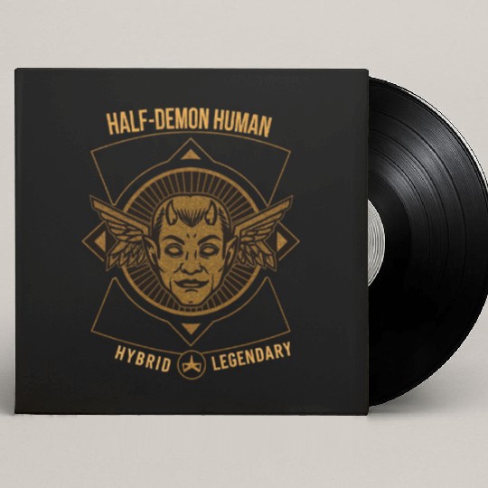 Half-Demon Human Hybrid Legend Custom Vinyl Record Sleeves
