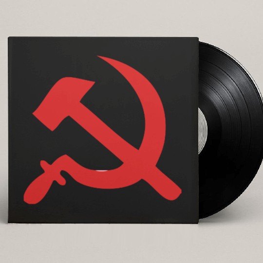 hammer and sickle Custom Vinyl Record Sleeves