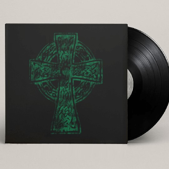 Classic Vintage Style Celtic Cross Crucifix Custom Vinyl Record Sleeves
