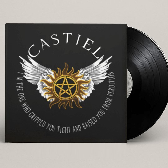 Castiel Protection Symbol Custom Vinyl Record Sleeves