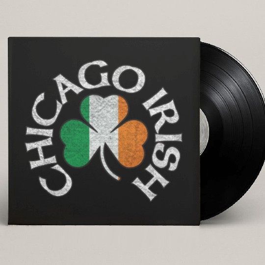 Chicago Irish Shamrock Apparel Custom Vinyl Record Sleeves