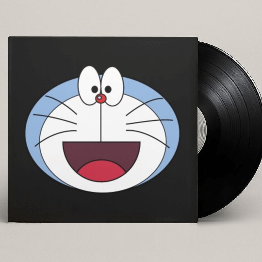 Doraemon Custom Vinyl Record Sleeves