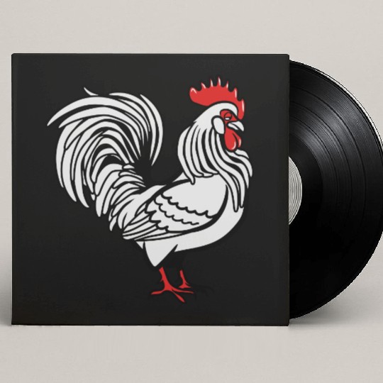 Cock witty bird Custom Vinyl Record Sleeves