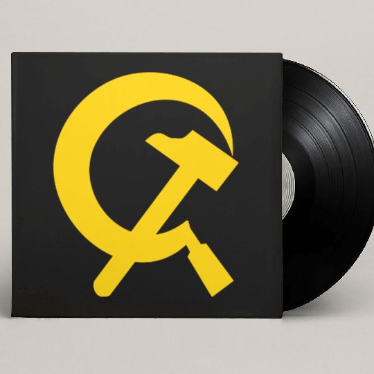 Hammer and sickle Custom Vinyl Record Sleeves