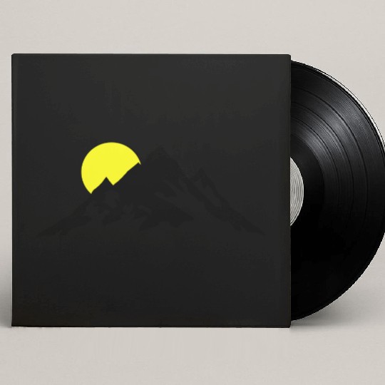 Moutain and Sunrise, Mountains Custom Vinyl Record Sleeves