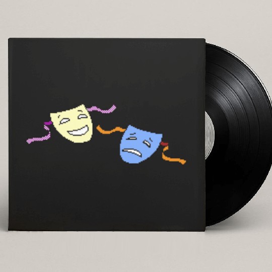 Beagle Bros Comedy Tragedy Custom Vinyl Record Sleeves