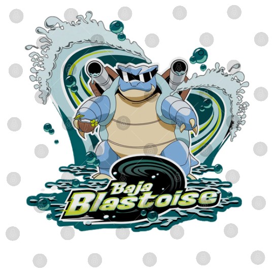 Baja Blastoise Digital Files