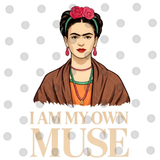 Frida Kahlo Inspirational Women' Day Design Digital Files