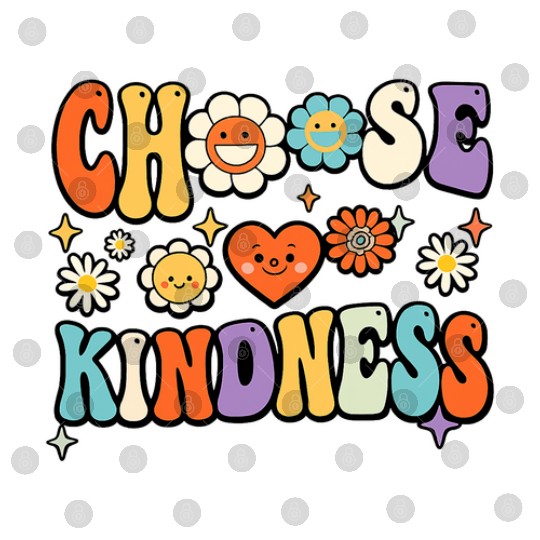 Retro Vintage Choose Kindness Lover Spiritual Digital Files