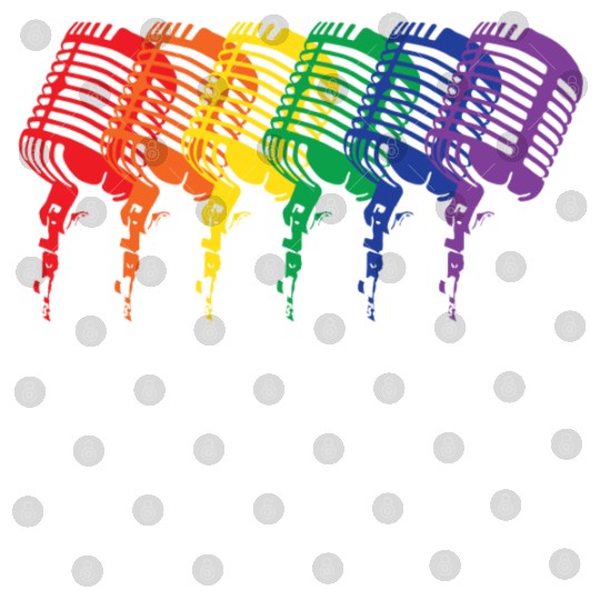 Multi-colored Mics Digital Files