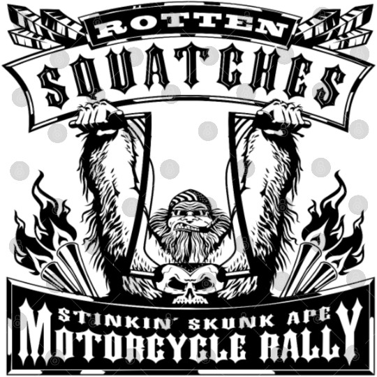 Rotten Squatches Stinkin' Skunk Ape Rally Digital Files