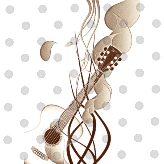 Guitar Art Design Digital Files
