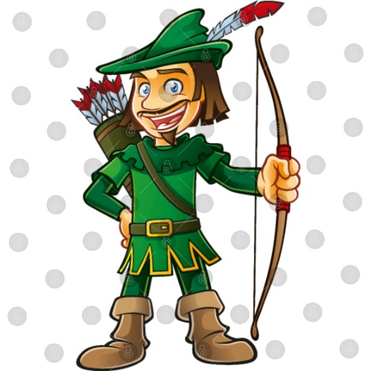 Robin Hood-arrows-bow-tale Digital Files