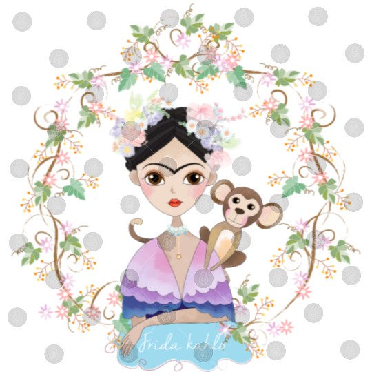 Frida Kahlo girl's Digital Files