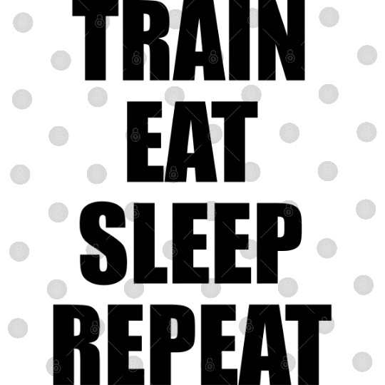 Train Eat Sleep Repeat Digital Files