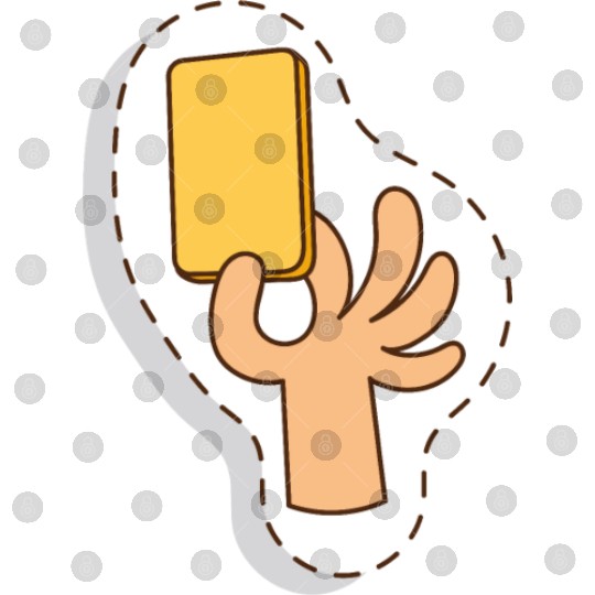 Football referee yellow card Digital Files