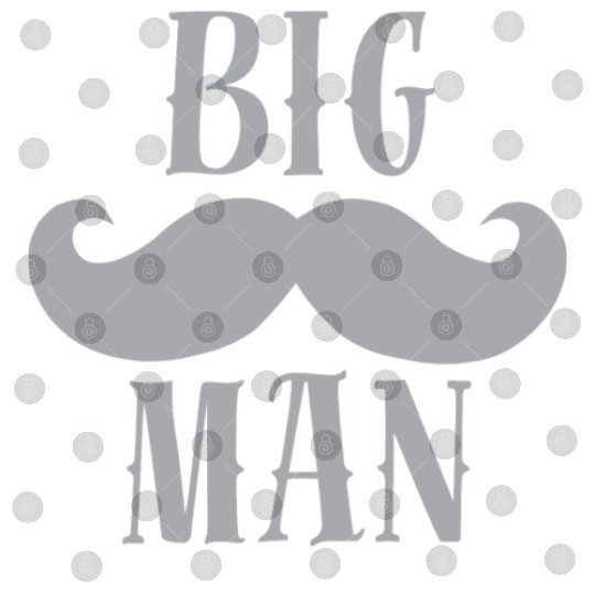 Baby Cute Big Man Beard. Hipster Digital Files