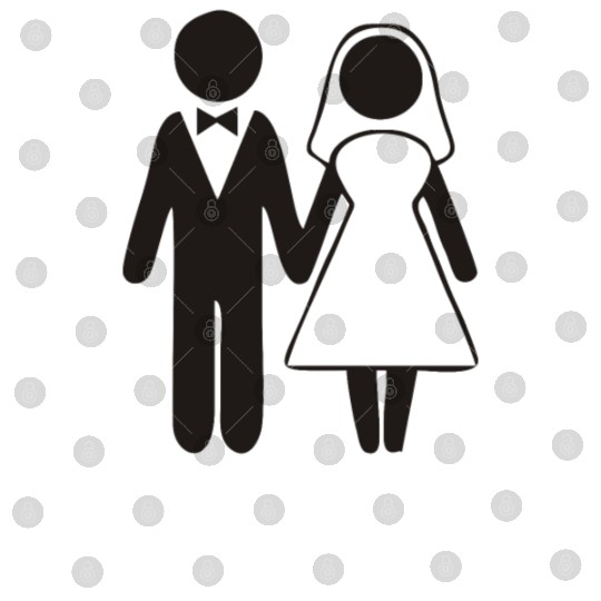 Bride And Groom Silhouette Digital Files