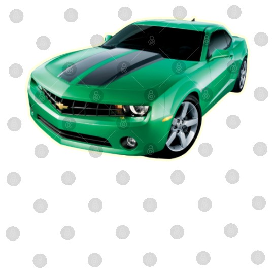 GREEN CHEVY CAMARO Digital Files