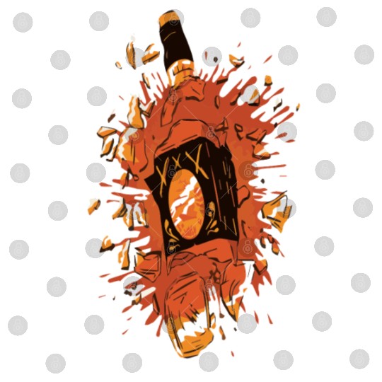 Broken Liquor Bottle Digital Files