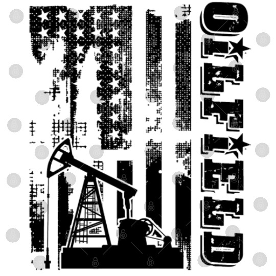 Oilfield Digital Files - Oilfield Flag Digital Files