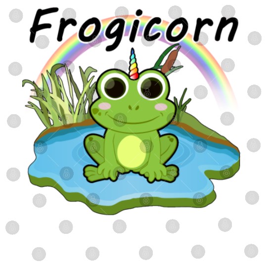 FROGICORN frog unicorn fantasy animal cute kids birthday gift Digital Files