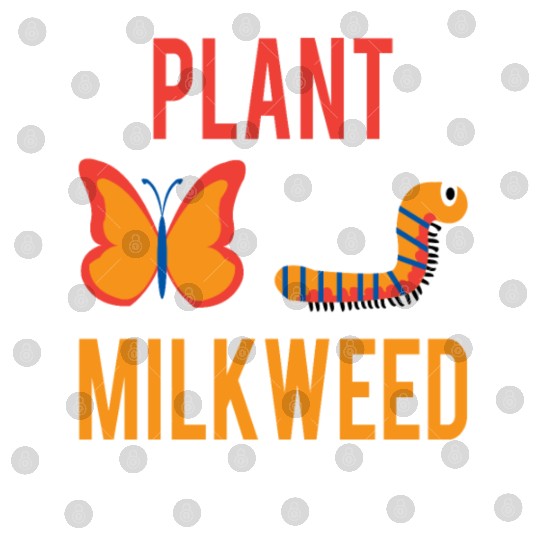 Women's Monarch Butterfly Plant Milkweed Caterpill Digital Files