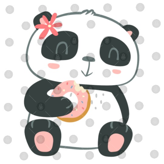 Sweet Panda Family Girl 14 Digital Files