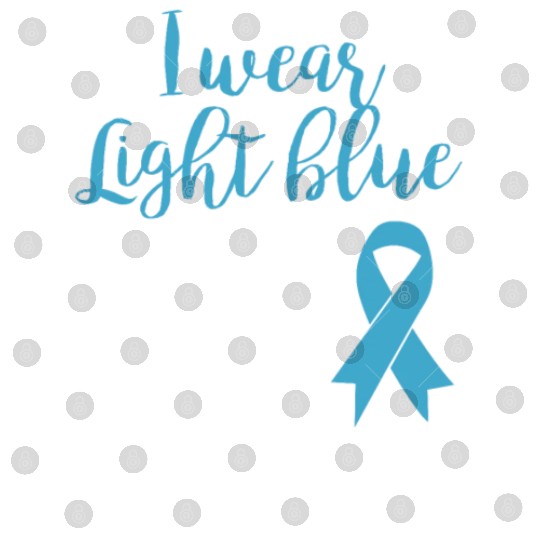 I Wear Light Blue For Dad Digital Files Prostate Cancer