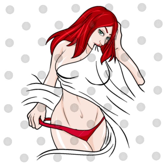 sexy girl red hair slip Ginger Digital Files